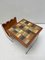 Tiled Top Brabantia Style Side Table with Leather Magazine Holder, 1970s, Image 6
