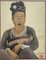 Léa Lafugie, niño y mujer Ta Moc de la región de Soula, siglo XX, acuarela, enmarcado, Imagen 4