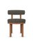 Moca Chair in Safire 03 Fabric and Smoked Oak by Studio Rig for Collector 1
