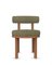 Moca Chair in Safire 05 Fabric and Smoked Oak by Studio Rig for Collector 1