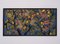 Pintura batik grande de loros comiendo fruta, años 60, Imagen 1