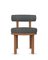 Moca Chair in Safire 09 Fabric and Smoked Oak by Studio Rig for Collector 1