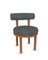 Moca Chair in Safire 09 Fabric and Smoked Oak by Studio Rig for Collector 2