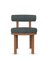 Moca Chair in Safire 10 Fabric and Smoked Oak by Studio Rig for Collector 1
