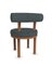 Moca Chair in Safire 10 Fabric and Smoked Oak by Studio Rig for Collector, Image 4