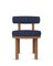 Moca Chair in Safire 11 Fabric and Smoked Oak by Studio Rig for Collector 1