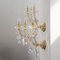 Venetian Chandelier in Maria Theresa Crystals and Chains of Octagons Glass, Italy 7