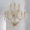 Venetian Chandelier in Maria Theresa Crystals and Chains of Octagons Glass, Italy, Image 4