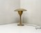 Lámpara de mesa vintage de latón, años 40, Imagen 2