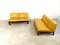 Yellow Leather Durlet Modular Sofa, 1960s, Set of 4 4