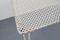 White Perforated Metal Table, 1950s 4