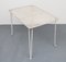 Table en Métal Perforé Blanc, 1950s 7