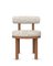 Moca Chair in Graphite Ivory Fabric and Smoked Oak by Studio Rig for Collector 1