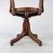 Bentwood Oak Desk Chair from Thonet, 1950s 4