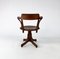 Bentwood Oak Desk Chair from Thonet, 1950s 3