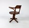 Bentwood Oak Desk Chair from Thonet, 1950s 5