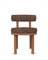 Moca Chair aus Tricot Brown Stoff & Räuchereiche von Studio Rig für Collector 1