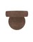 Silla Moca de tela Tricot marrón y roble ahumado de Studio Rig para Collector, Imagen 5