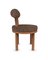 Moca Chair aus Tricot Brown Stoff & Räuchereiche von Studio Rig für Collector 3