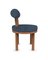 Moca Stuhl aus Tricot Dark Seafoam Stoff und Räuchereiche von Studio Rig für Collector 3