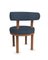 Moca Stuhl aus Tricot Dark Seafoam Stoff und Räuchereiche von Studio Rig für Collector 4