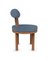 Moca Stuhl aus Tricot Seafoam Stoff und Räuchereiche von Studio Rig für Collector 3