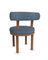 Moca Stuhl aus Tricot Seafoam Stoff und Räuchereiche von Studio Rig für Collector 4