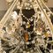 Kronleuchter Kronleuchter aus geschliffenem Kristallglas im Stil von Maria Teresa, Italien, 1950er 10