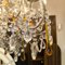 Kronleuchter Kronleuchter aus geschliffenem Kristallglas im Stil von Maria Teresa, Italien, 1950er 16