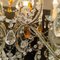 Kronleuchter Kronleuchter aus geschliffenem Kristallglas im Stil von Maria Teresa, Italien, 1950er 8