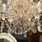 Chandelier Chandelier in Cut Crystal in the style of Maria Teresa, Italy, 1950s 12