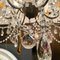 Kronleuchter Kronleuchter aus geschliffenem Kristallglas im Stil von Maria Teresa, Italien, 1950er 19