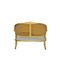 Antikes englisches Queen Elisabeth Gepolstertes Sofa aus vergoldetem geschnitztem Holz 7