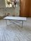 Coffee Table in Metal and Marble, 1950s 45