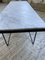 Coffee Table in Metal and Marble, 1950s 39