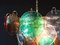 Lámpara de araña de Murano era espacial vintage, 1990, Imagen 16