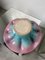 Blue and Pink Ceramic Dish, 1970s 22