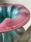 Piatto in ceramica blu e rosa, anni '70, Immagine 23
