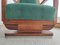Art Deco Sessel aus Holz & Mohair Samt, 2er Set 8