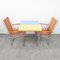 Mid-Century Formica Camping Table with Chairs, 1960s, Set of 3 1