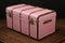 Pink Curved Mail Trunk, 1920s 3