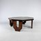 Tavolino da caffè esagonale modernista in quercia, anni '60, Immagine 9