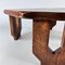 Tavolino da caffè esagonale modernista in quercia, anni '60, Immagine 3
