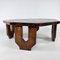 Tavolino da caffè esagonale modernista in quercia, anni '60, Immagine 6