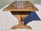 Monastery Table with Inlaid Top and Oak Base, 1930s 8