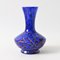 Blue and Red Spatter Glass Vase from Wilhelm Kralik, 1920s 4