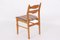 Oak Chairs in Striped Alms Wool by Henning Kjærnulf for EG-Möbel, 1970s, Set of 4 5