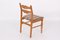 Oak Chairs in Striped Alms Wool by Henning Kjærnulf for EG-Möbel, 1970s, Set of 4 8