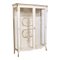 Ivory and Gold Display Cabinet, 1990s 2