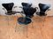 Vintage Chairs by Arne Jacobsen for Fritz Hansen, 1989, Set of 4 1